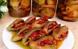 طريقة عمل المكدوس السوري بالجوز