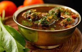 شوربة السبانخ باللحم