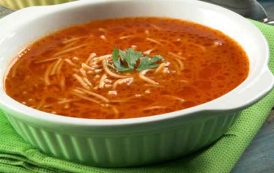 شوربة الطماطم بالشعرية