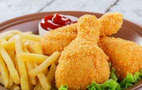 بروستد الدجاج المقرمش