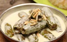 شيخ المحشي بالطحينة واللبن والكوسا