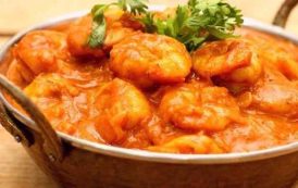 روبيان مع الصلصة