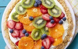 فطيرة تشيز كيك الفواكه