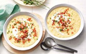 شوربة الذرة بالكريمة