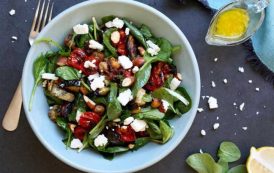 سلطة الباذنجان المشوي للريجيم