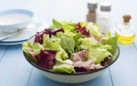 سلطة الخس والملفوف الأحمر لزيادة المناعة