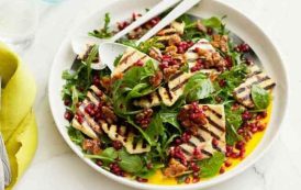 سلطة جبن الحلوم مشوي