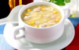 شوربة الذرة والدجاج