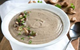 شوربة الفطر بالحليب