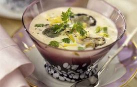 شوربة المحار بالكريمة