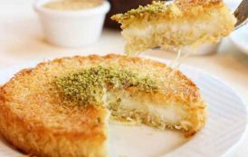 كنافة بالقشطة الجاهزة