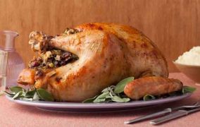 الديك الرومى المحشى فريك فى الفرن