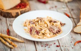 باستا بالبسطرمة في الفرن ‏