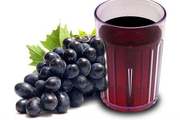 عصير العنب يخفض ارتفاع ضغط الدم