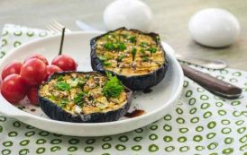 باذنجان بالثوم والخل