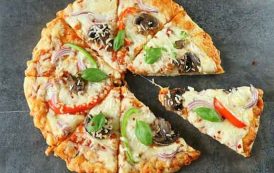 البيتزا السريعة بدون خميرة