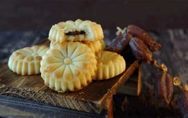 المعمول السعودي بالتمر وزبدة الفول السوداني