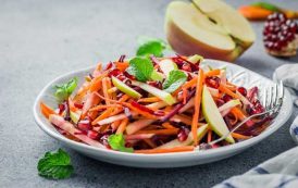 سلطة الجزر المبشور بخلطة الزنجبيل