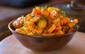 سلطة الجزر المسلوق بالبقدونس