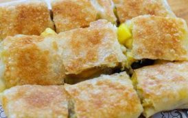 مطبق حلو بحشوة الكاسترد