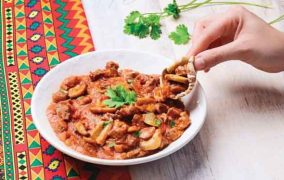 مقلقل لحم الحجازي على الصاج