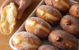 الدونات المحشية بالكاسترد