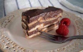 حلى البودنج بالبسكويت والشيكولاتة