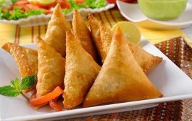 سمبوسك بالدجاج والخضار والجبن