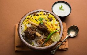 الأرز بسمتى بالخضار واللحم