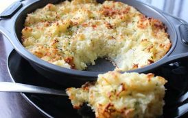 البطاطس و موزاريلا فريكو في الفرن