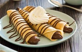 الكريب الحلو بالشوكولاته