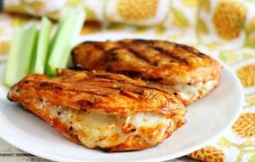 فيليه دجاج بالجبن في الفرن