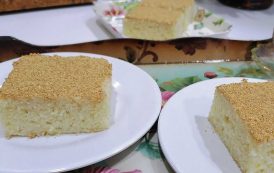 كيكة الرمل بدون زبادي