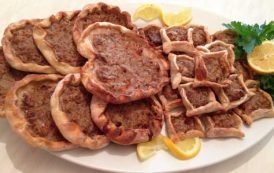 مقبلات لحم بعجين بالطريقة اللبنانية