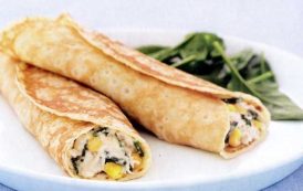 الكريب بالدجاج و البشاميل