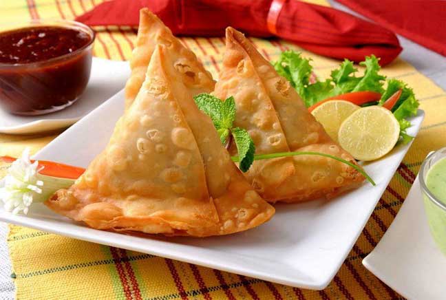 سمبوسك بالدجاج والخضار