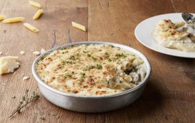 باستا بينيه بصوص الكريمة والفطر