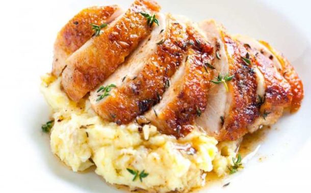 دجاج مشوي بالزعتر