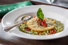 ريزوتو البارميزان والريحان