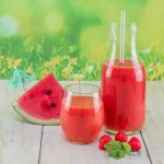 سموثى البطيخ والفراولة