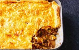 فطيرة اللحم بالعجين على الطريقة السعودية