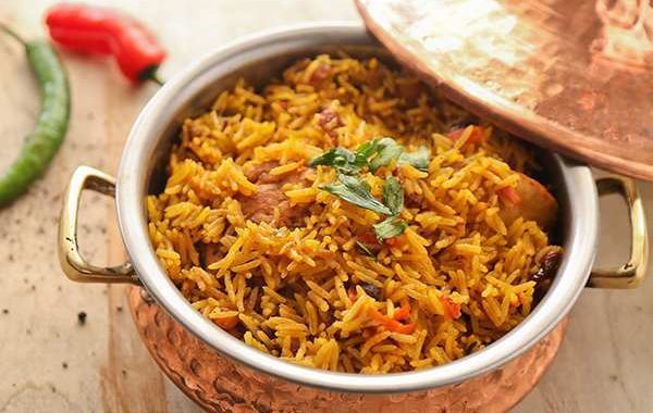 كبسة دجاج بقدر الضغط