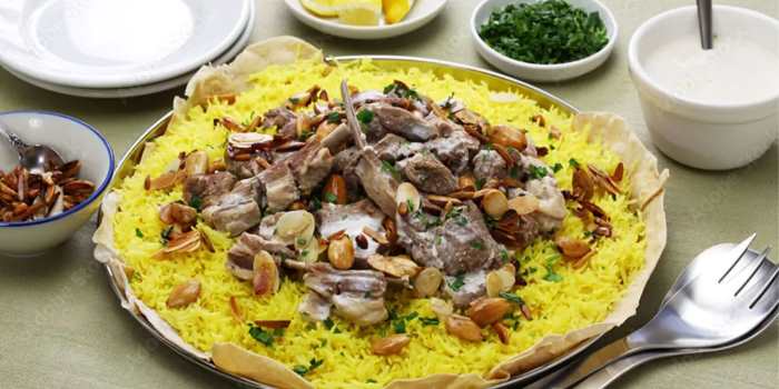 منسف اللحم السعودي